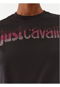 Just Cavalli T-Shirt 75PAHE00 Czarny Regular Fit. Kolor: czarny. Materiał: bawełna #3