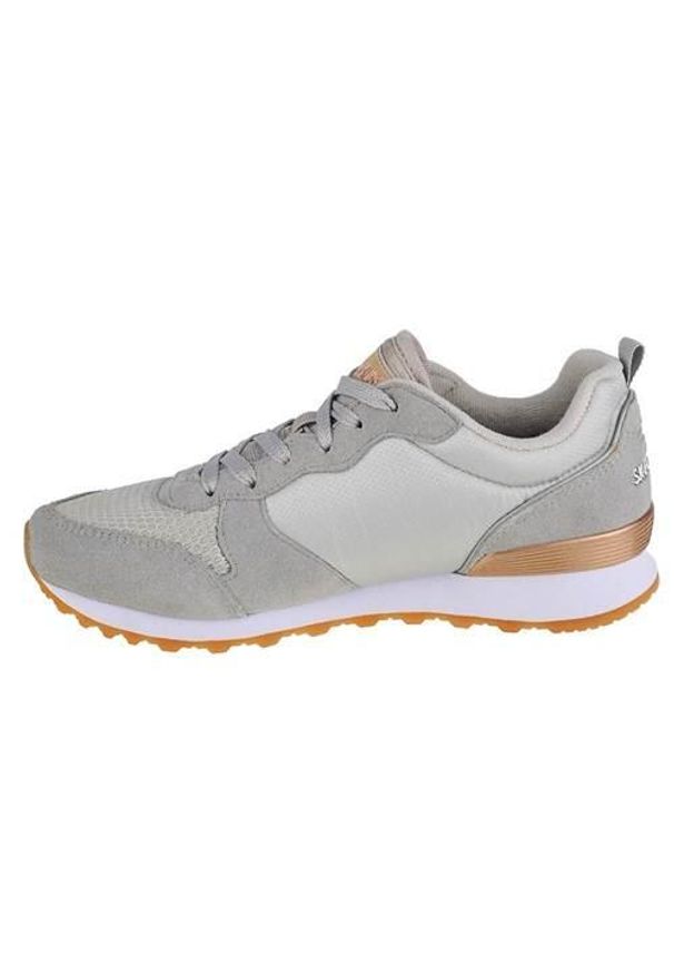skechers - Buty do chodzenia damskie, Skechers OG 85 Goldn Gurl. Zapięcie: sznurówki. Kolor: wielokolorowy, niebieski, szary. Materiał: materiał, syntetyk, tkanina. Szerokość cholewki: normalna. Sport: turystyka piesza