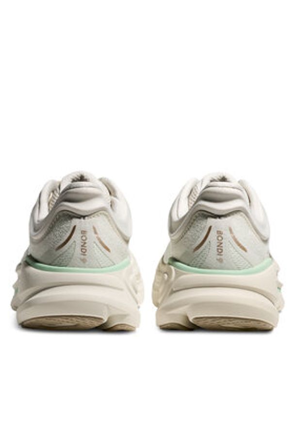 HOKA - Hoka Buty do biegania Bondi 9 1162012 Beżowy. Kolor: beżowy. Materiał: materiał