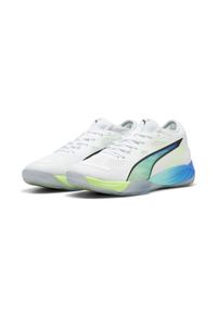 Puma - Buty do piłki ręcznej unisex Eliminate NITRO™ SQD 4 ENERGY PUMA. Kolor: czarny, zielony, biały, wielokolorowy