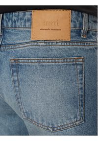 AMI PARIS Jeansy HTR001.DE0046 Niebieski Classic Fit. Kolor: niebieski #3