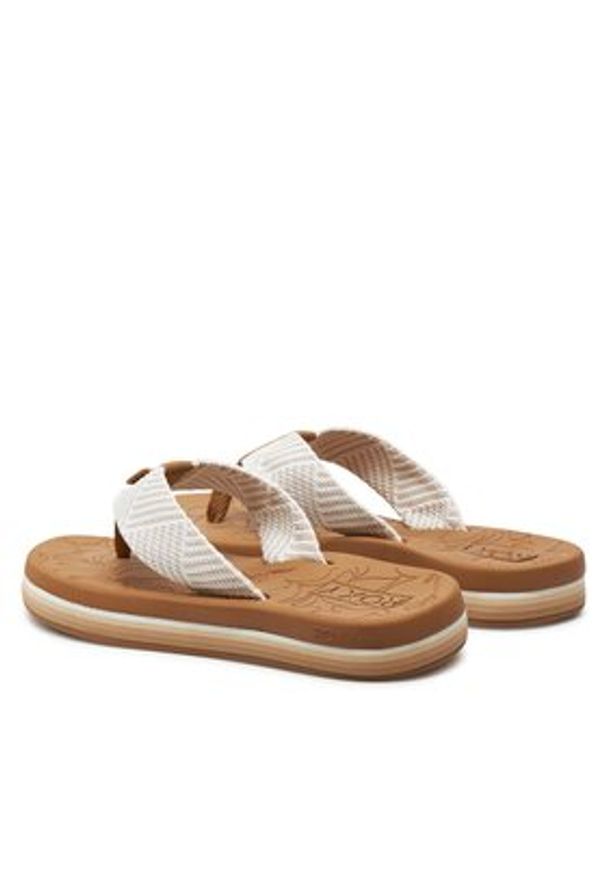 Roxy Japonki ARJL100899 Écru. Materiał: materiał