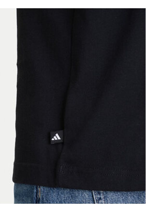 Adidas - adidas T-Shirt Snack Popcorn Graphic KD3928 Czarny Regular Fit. Kolor: czarny. Materiał: bawełna