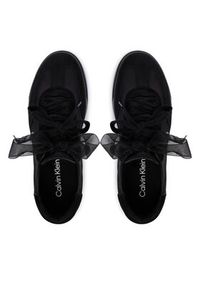 Calvin Klein Sneakersy Low Pro Cupsole Wt Satin Mix HW0HW03288 Czarny. Kolor: czarny. Materiał: materiał #4