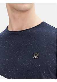 INDICODE T-Shirt Carlsin 41-121 Granatowy Regular Fit. Kolor: niebieski. Materiał: bawełna