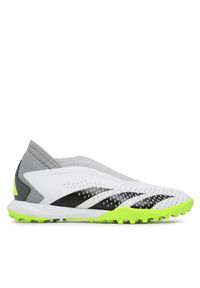 Adidas - adidas Buty Predator Accuracy.3 Laceless Turf Boots GY9999 Biały. Kolor: biały
