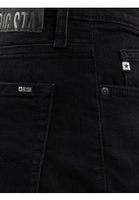 Big-Star - Jeansy męskie czarne Terry Carrot 956. Stan: obniżony. Kolor: czarny. Wzór: jednolity #4