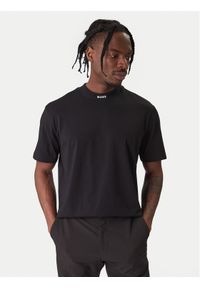 BOSS T-Shirt Tee Collar 50555527 Czarny Regular Fit. Kolor: czarny. Materiał: bawełna #1