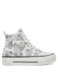 Karl Lagerfeld - KARL LAGERFELD Trampki KL60455 Biały. Kolor: biały. Materiał: materiał #1