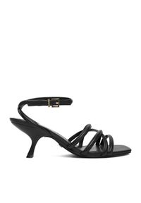 Gino Rossi - GINO ROSSI Sandały EO-LS655783-1 Czarny. Kolor: czarny. Materiał: skóra #1