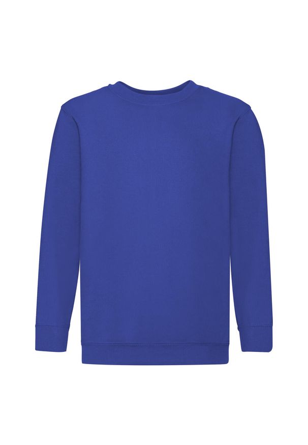 FRUIT OF THE LOOM - Bluza Dziecięca Classic Setin. Kolor: niebieski