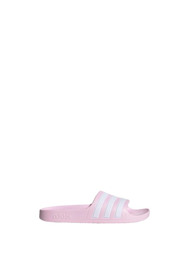 Adidas - Klapki adilette Aqua Kids. Kolor: biały, różowy, wielokolorowy. Styl: elegancki, sportowy