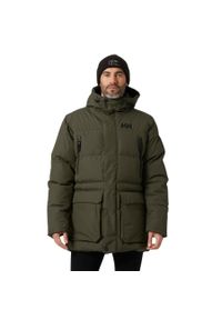 Kurtka puchowa Helly Hansen Reine puffy. Kolor: zielony. Materiał: puch. Sezon: zima. Sport: turystyka piesza #1