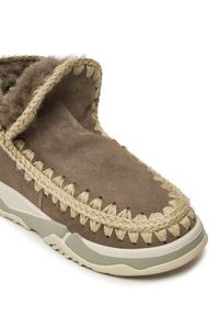 Mou Śniegowce Eskimo Trainer FW201000A Brązowy. Kolor: brązowy. Materiał: skóra #3