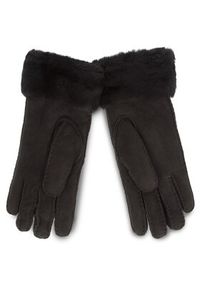 EMU Australia Rękawiczki Damskie Apollo Bay Gloves M/L Czarny. Kolor: czarny. Materiał: skóra