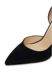 DeeZee Szpilki DZ-09A Czarny. Kolor: czarny. Materiał: skóra, zamsz. Obcas: na szpilce #3