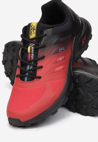 Born2be - Czarno-Czerwone Buty Sportowe Omphare. Nosek buta: okrągły. Zapięcie: sznurówki. Kolor: czarny. Materiał: materiał, jeans, dresówka. Szerokość cholewki: normalna. Sport: wspinaczka