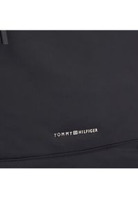 TOMMY HILFIGER - Tommy Hilfiger Plecak Th Signature Rolltop Backpack AM0AM12221 Czarny. Kolor: czarny. Materiał: materiał #2