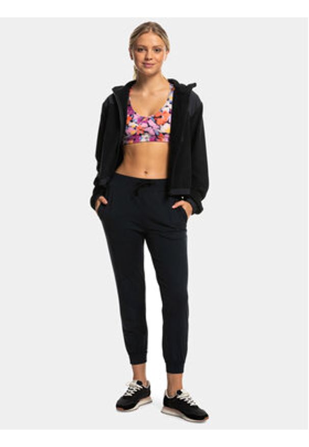 Roxy Polar Wow Zip Up Jkt Plfl ERJPF03141 Szary Regular Fit. Kolor: szary. Materiał: syntetyk