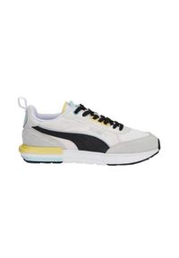 Buty do chodzenia damskie Puma R22. Zapięcie: sznurówki. Kolor: biały, wielokolorowy, czarny, szary. Materiał: materiał, syntetyk, tkanina. Szerokość cholewki: normalna. Sport: turystyka piesza