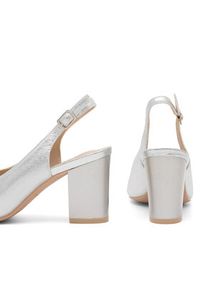 Clara Barson Sandały ACANNA KL-230801-02 Srebrny. Kolor: srebrny. Materiał: skóra #7
