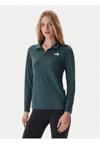 The North Face Koszulka techniczna Flex NF0A8BRQ Zielony Slim Fit. Kolor: zielony. Materiał: syntetyk #1