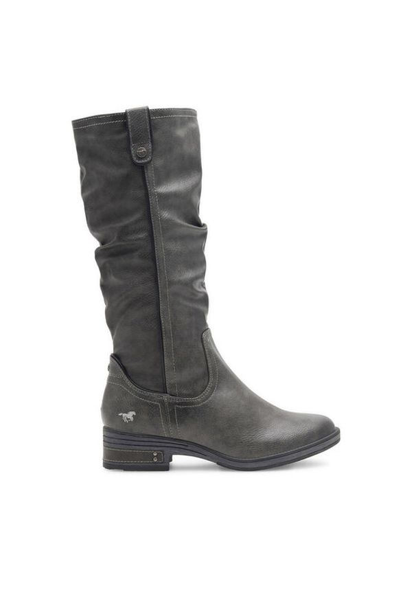 Mustang Kozaki 1293-602 Szary. Kolor: szary. Materiał: materiał