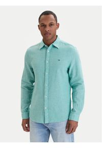 Tommy Jeans Koszula DM0DM22761 Zielony Regular Fit. Kolor: zielony. Materiał: bawełna #1