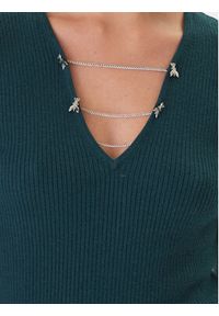 Patrizia Pepe Sweter 2K0331/K7S0-G619 Zielony Regular Fit. Kolor: zielony. Materiał: wiskoza