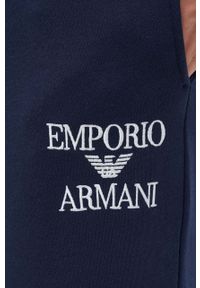 Emporio Armani Underwear dres lounge kolor granatowy. Kolor: niebieski. Materiał: dresówka #6