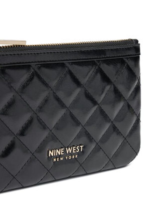 Nine West Torebka LILLA1 Czarny. Kolor: czarny. Materiał: skórzane
