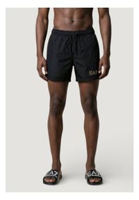 EA7 Emporio Armani Szorty kąpielowe 7M002000 AF13049 MC004 Czarny Regular Fit. Kolor: czarny. Materiał: syntetyk #1