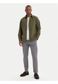 Hugo - HUGO Koszula Egrin 50566885 Zielony ciemny Regular Fit. Kolor: zielony. Materiał: bawełna #4