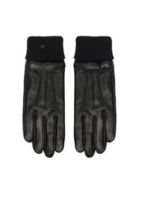 EMU Australia Rękawiczki Damskie Loch Gloves W7016 Czarny. Kolor: czarny. Materiał: skóra