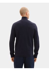 Tom Tailor Sweter 1038317 Granatowy Regular Fit. Kolor: niebieski. Materiał: bawełna #3