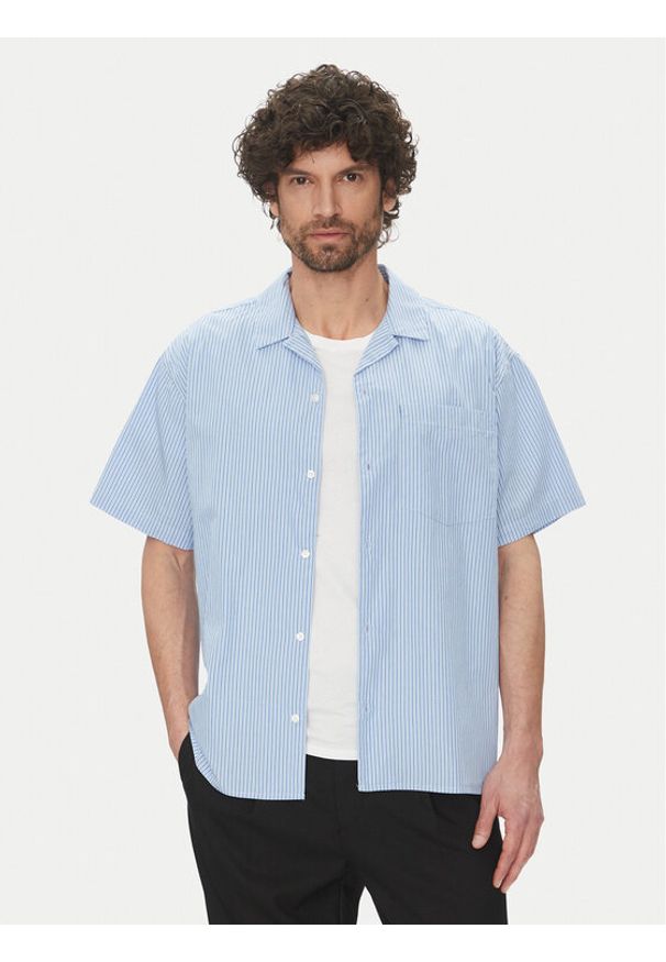 Jack & Jones - Jack&Jones Koszula Cody 12269801 Błękitny Relaxed Fit. Kolor: niebieski. Materiał: bawełna