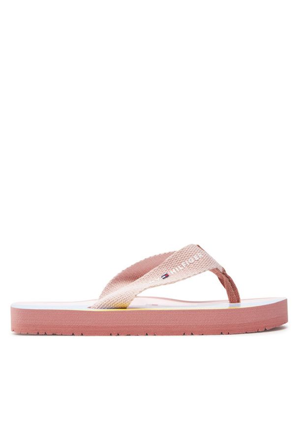 TOMMY HILFIGER - Tommy Hilfiger Japonki Flip Flop T3A8-33293-0058 M Kolorowy. Wzór: kolorowy