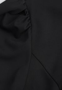 Renee - Czarna Rozkloszowana Sukienka Koktajlowa VICES na Krótki Rękaw Nessesha. Okazja: na randkę, na wesele, na ślub cywilny. Kolor: czarny. Długość rękawa: krótki rękaw. Styl: wizytowy. Długość: mini #7