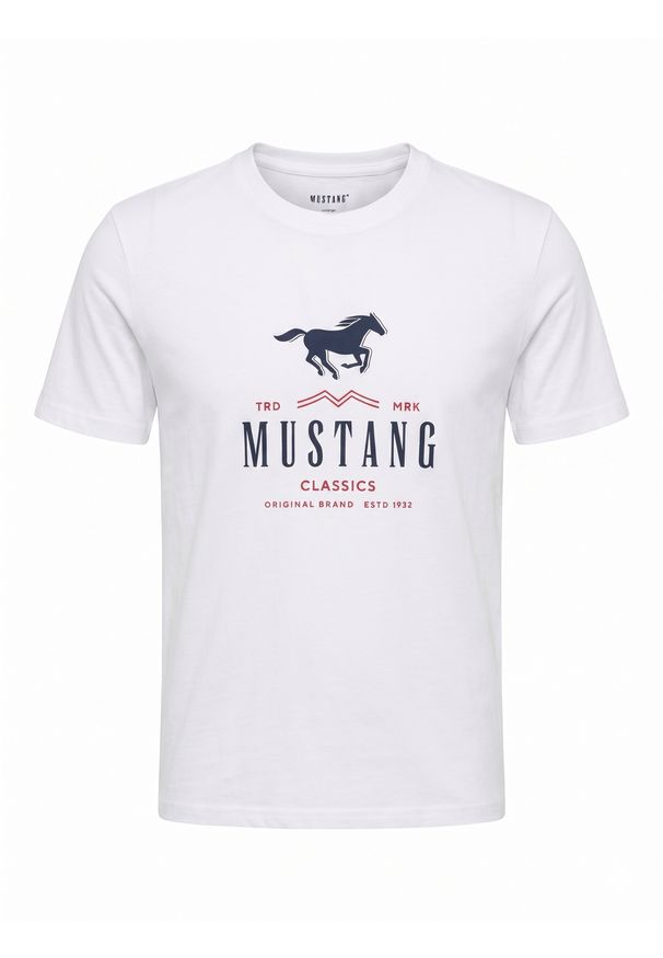 Męski T-Shirt Mustang Style Austin Bright White 1017270 2007