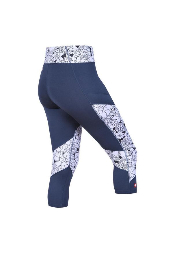 OCUN - Legging kobieta Ocun Rhea 3/4 sargasso. Kolor: niebieski