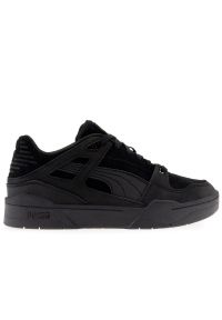 Buty Puma Slipstream Suede 38754701 - czarne. Kolor: czarny. Materiał: guma, nubuk, syntetyk, zamsz, materiał. Szerokość cholewki: normalna. Wzór: aplikacja. Model: Puma Suede