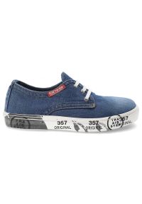 Jeansowe Półbuty Artiker Damskie Wygodne Obuwie. Kolor: niebieski. Materiał: jeans. Szerokość cholewki: normalna. Wzór: aplikacja, nadruk. Styl: sportowy #3