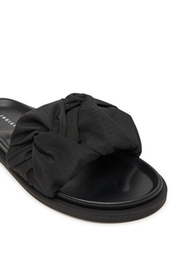 Inuikii Klapki Fjord Flower 1004.003.0122 Czarny. Kolor: czarny. Materiał: materiał