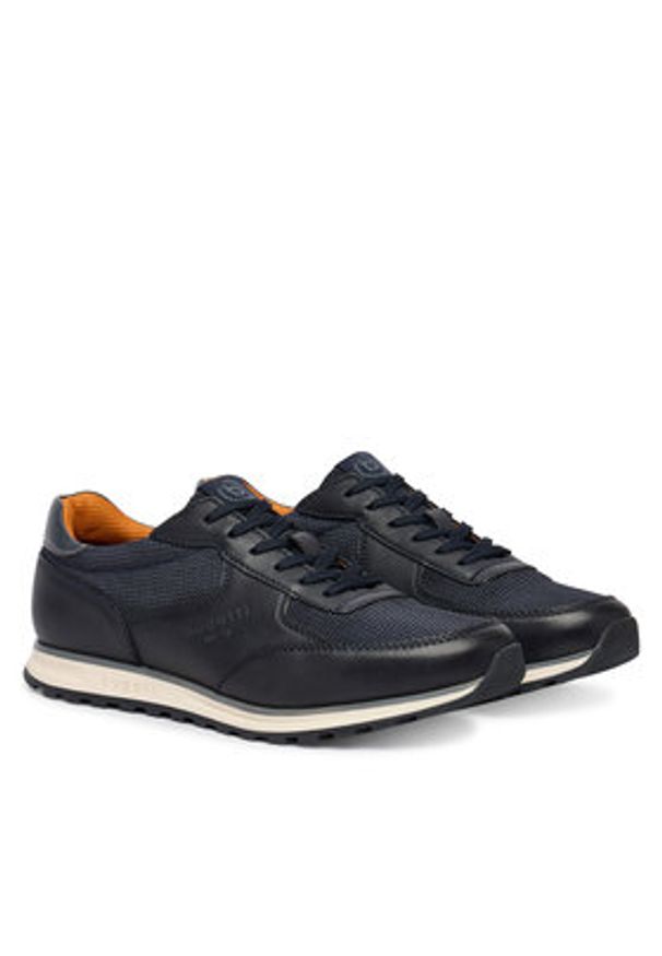Bugatti Sneakersy 335-A021P-4169 Granatowy. Kolor: niebieski. Materiał: skóra