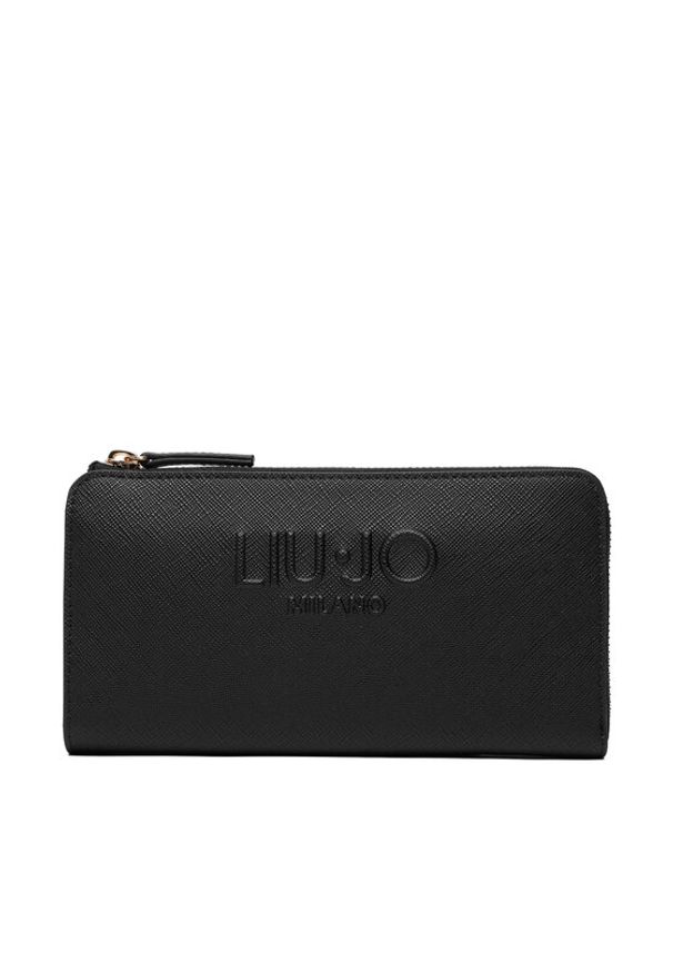 Liu Jo Portfel AA6285 ES029 Czarny. Kolor: czarny. Materiał: skóra