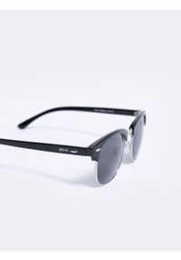 Big-Star - Okulary przeciwsłoneczne męskie czarne Kolen 906. Kolor: czarny. Materiał: materiał