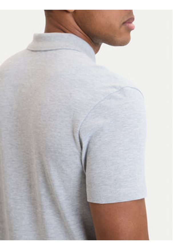 Napapijri Polo Ealis NP0A4H8B Szary Regular Fit. Typ kołnierza: polo. Kolor: szary. Materiał: bawełna