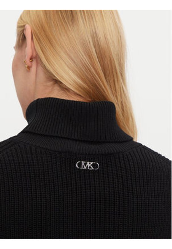 MICHAEL Michael Kors Golf MF460YUF2G Czarny Regular Fit. Typ kołnierza: golf. Kolor: czarny. Materiał: wełna