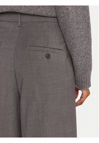 Weekend Max Mara Spodnie palazzo Adelfi 2525136072 Szary Wide Leg. Kolor: szary. Materiał: wełna #3