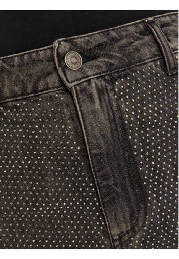 ViCOLO Jeansy DS0084 Szary Loose Fit. Kolor: szary